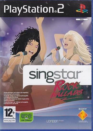 SingStar Rock Ballads - PS2 (B Grade) (Genbrug)